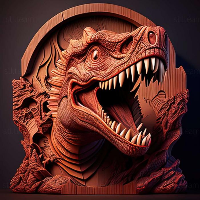 3D модель Дьявол динозавр (STL)